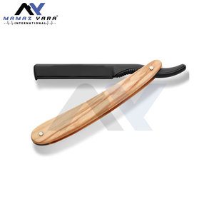 <b>Mens</b> Vintage Barber Razor Wooden Handle Double Edge Safety Razor Home Travel Shaving Beard Grooming Classic Manual Wet Shave - Product Image 4