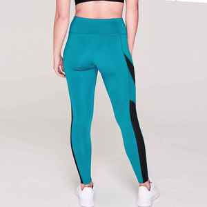 Custom Wholesale Women's Mid Waist Yoga Leggings <b>Tummy</b> <b>Control</b> Casual Cotton Bamboo Gym Training Pants - Product Image 5