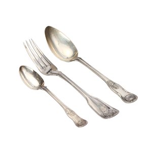 Ensemble de couverts vintage en acier inoxydable avec manches ornées, cuillère, fourchette, couteau, ouvre-bouteille, collection de vaisselle de cuisine - Product Image 2