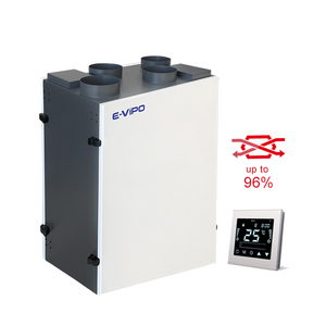 Système de ventilation à récupération d'énergie EVIPO ERV <span class=keywords><strong>VMC</strong></span> <span class=keywords><strong>avec</strong></span> commande intelligente WIFI TUYA, ventilation verticale MVHR pour les résidences - Product Image 5