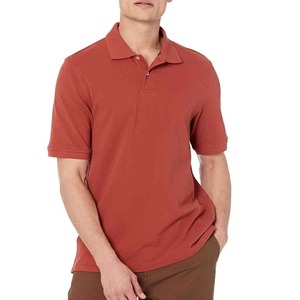 Camisas Casuales de Verano para Hombre, al por Mayor, Estampadas, de Punto, Manga Corta, Transpirables, de Poliéster/Algodón, Color Sólido - Product Image 3