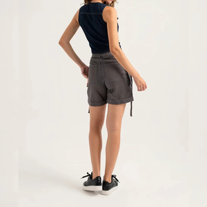 High Quality Fashion Ladies Casual <b>Denim</b> Shorts Latest Design Quick Dry Women Cotton <b>Material</b> Short For Sale - Product Image 5