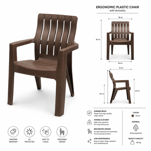 Modern Durable Plastic Waterproof Lightweight Ball Wing <b>Back</b> <b>Chair</b> Home Furniture Living Room Home Office Apartment Villa - Product Image 4