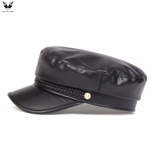 Mejor Proveedor de Gorras Planas de Cuero de Alta Calidad, Modernas y Personalizadas para Venta al por Menor y al por Mayor, Gorras de Cuero Suave Hechas a Mano - Product Image 3