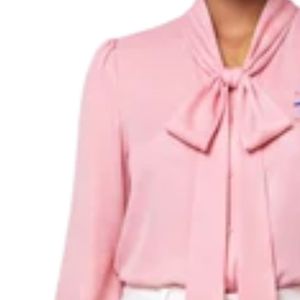 Blusa Elegante con Lazo para Mujer, Marca Jack and Jill, Cuello con Lazo, Manga Larga, Suave y Ligera, Formal, para Oficina, Personalizable, Ropa de Trabajo a la Moda - Product Image 2