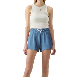Shorts décontractés d'été pour femmes, en coton doux, avec cordon de serrage et poches, vente en gros personnalisée - Product Image 2