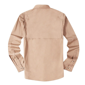 Chemise de camping personnalisée respirante en polyester et élasthanne, imprimée, protection solaire, randonnée, pêche, séchage rapide, manches longues, boutonnée - Product Image 2