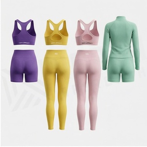 ชุดโยคะ 2 ชิ้น รุ่น North Approach สีพื้น ระบายอากาศได้ดี ชุดกีฬาสำหรับผู้หญิง - Product Image 2