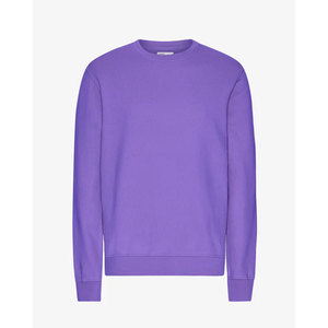 Sweat-shirt d'hiver pour homme, col rond, performance, polaire violette, chaud, pour le sport et le football en plein air - Product Image 1