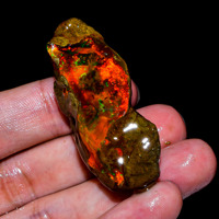 Ópalo Etíope 100% Natural de Excelente Calidad, Piedra Preciosa en Bruto para Joyería DIY, Certificado por Terceros