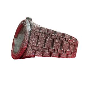 Montre à quartz de luxe pour homme, cadran Hardlex en verre, étanche, bracelet en acier inoxydable, mouvement ETA, expédition USA/UK - Product Image 1