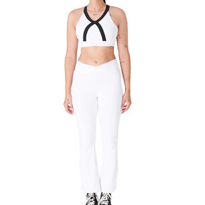 Ensembles de survêtements et tenues de sport taille haute pour femmes, 2 pièces, personnalisables, grandes tailles, pour yoga et fitness, avec soutien-gorge de sport - Product Image 5