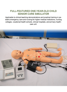 Mannequin de soins pédiatriques avancé pour enfants d'un an, simulateur professionnel de formation aux soins aux nourrissons - Product Image 6