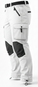 กางเกงเดินป่าผู้ชายสไตล์ลำลองที่ดีที่สุด ผลิตในปากีสถาน แห้งเร็ว ระบายอากาศได้ดี เอวปรับได้ - Product Image 2