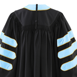 Túnica de Graduación Nueva 2026 para Licenciatura, Maestría y Doctorado, Estilo Universitario, Poliéster, Logotipo y Color Personalizables - Product Image 6