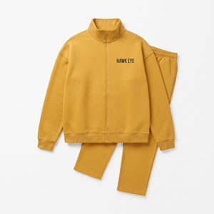 Ensemble de survêtement ample pour femme : sweat-shirt, veste zippée et pantalon large – Deux pièces - Product Image 4