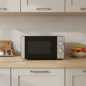 Horno <span class=keywords><strong>Microondas</strong></span> Compacto de Encimera de 20L y 700W, <span class=keywords><strong>Microondas</strong></span> <span class=keywords><strong>Pequeño</strong></span> para Cocina con Plato Giratorio de Vidrio y LED - Product Image 4