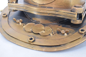 Casque de plongée vintage en métal, sculpture décorative nautique pour la maison, le bureau, le bar, le restaurant - Product Image 6