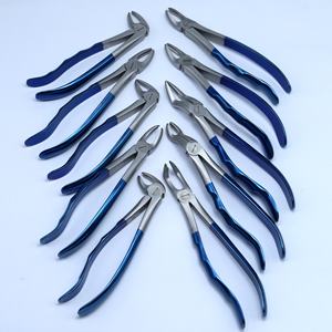 Juego de fórceps de extracción dental de 10 piezas Premium con certificado CE, mango de alto agarre recubierto de titanio, instrumentos quirúrgicos dentales manuales - Product Image 6