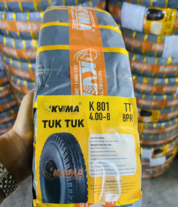 Neumático sin Cámara para Motocicleta TUK TUK 4.00-8, Nuevo, de Alta Calidad, Fabricado con Caucho Natural, Modelo K801, Negro, 12 Meses de Garantía - Product Image 3