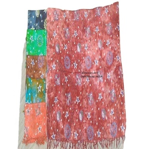 India Wholesale Supplier's Summer Sun Star Printed Rayon Pareo Sarongs Hand-Tie Dye Multi-Colour Beachwear <b>Scarves</b> - Product Image 1
