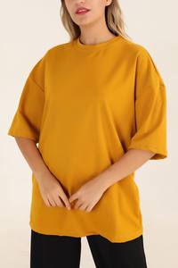 T-shirt classique pour femme au quotidien, en tissu doux, coupe décontractée, matière respirante, parfait pour les tenues décontractées - Product Image 6