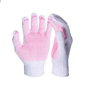 Custom PVC Dotted <b>Gloves</b> Breathable Cotton <b>Knit</b> Industrial Work <b>Gloves</b> Wholesale Cotton PVC Dotted <b>Gloves</b> - Product Image 1