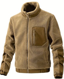 Chaqueta de lana para hombre, chaqueta informal con cuello alto para otoño e invierno, nueva chaqueta cómoda tipo cárdigan, ropa de exterior para hombre - Product Image 1