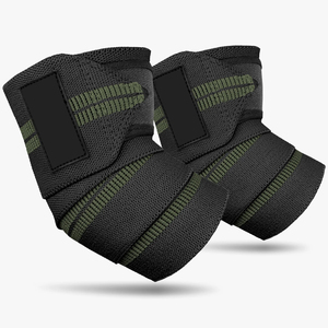 Bandes de compression élastiques pour coudes, idéales pour la musculation, le cross-training et le powerlifting – Soutien et protection pour les exercices en salle de sport - Product Image 1