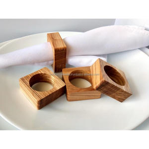 Top Sale <b>Indian</b> Handcrafted Eco-Friendly High Quality Wooden Napkin <b>Rings</b> Holders Customizable Options for Kitchen Napkin - Product Image 4