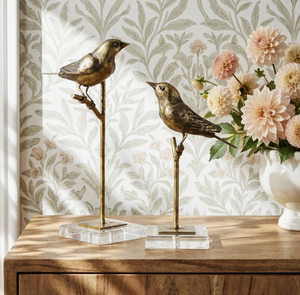 Handmade Brass Birds Sculpture Modern Animal Figurine Floor Decor for Living Room Hotel Bar - Product Image 3