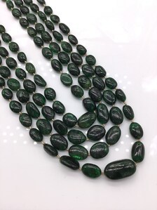 Collier en émeraude brésilienne naturelle, pierres précieuses naturelles pour la création de bijoux fins - Product Image 4