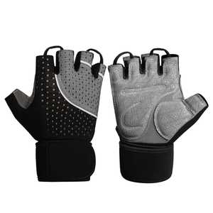 Breathable Shock Absorbing Fingerless Gym <b>Gloves</b> for Men Women Workout Fitness Exercise <b>Training</b> for <b>Weight</b> Lifting - Product Image 1