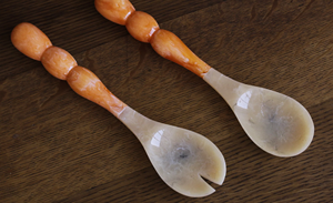 Salad Shooter RESIN Bubble Salad Servers Colorful Eco-Friendly Dishwasher Safe Microwave Oven Safe Serving Spoon Set Hot Selling - Product Image 4