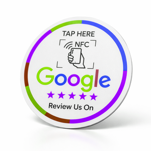 Tarjeta NFC con Código QR para Reseñas de Google, Tarjeta de Reseña Personalizada de PVC sin Contacto para el Engajamiento del Cliente - Product Image 1