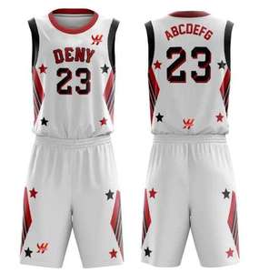 Ventes chaudes - Ensembles d'uniformes de basket-ball personnalisés pour équipe - Design personnalisé - Impression par sublimation - Séchage rapide - Maillot de basket-ball 100% polyester - Product Image 6