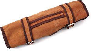 Juego de Cuchillos de Chef de Acero de Damasco con Mango de Madera Roja, Ocho Piezas, Forjados a Mano, Personalizados, OEM, Cuchillos de Cocina Profesionales con Bolsa - Product Image 5