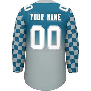 Maillot de hockey sur glace personnalisable pour adultes, tailles variées, techniques d'impression de haute qualité, jersey OEM, vêtements d'équipe, sublimation OEM - Product Image 2