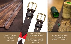 Ceinture Polo Décontractée en Cuir Premium, Tressée à la Main, Design Argentin, Boucle en Alliage, Accessoire de Mode Unisexe, Élégante, OEM Accepté - Product Image 5