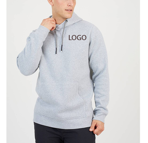 Sudadera con Capucha Personalizada para Entrenamiento y Running, con Bordado, Estampado Digital, Logotipo, Felpa Francesa, Algodón, Hombros Caídos, para Hombre - Product Image 3