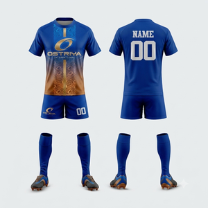 Breathable Unisex Rugby Uniform Set Adults Sportswear Short Team Jersey Sublimated Custom Logo Number Quick Dry Plus Size - Product Image 3