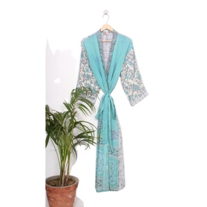 Hoa nhiệt lụa Kimono cho mùa xuân như món quà đính hôn Áo ngủ tắm Áo choàng tắm hoặc quà tặng giáng sinh - Product Image 1