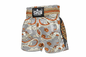Pantalones Cortos de Boxeo de Satén Elástico de Alta Calidad, Diseño Personalizado Estilo Muay Thai, Pantalones Cortos de Entrenamiento Delanteros, Ropa Deportiva Ligera y Transpirable - Product Image 6
