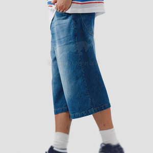 Light wash denim <b>shorts</b> <b>High</b> <b>waist</b> straight leg <b>shorts</b> Casual summer denim <b>shorts</b> Woven cotton fabric <b>shorts</b> - Product Image 1