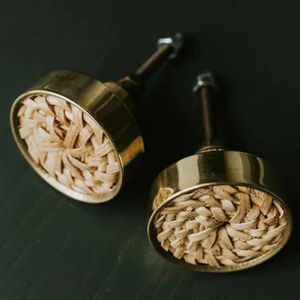 ลูกบิดหวายสานลูกบิดหวายลูกบิดตู้หวายลูกบิดลิ้นชัก - Product Image 2