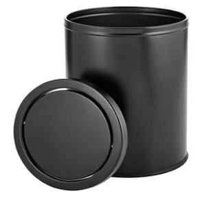 Contenedor de basura metálico personalizable de calidad garantizada con diseños decorativos que se convierte en una pieza distintiva. - Product Image 1