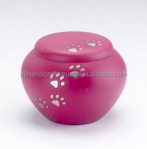 Luxury Aluminum Dog Urn with Engravable Surface <b>Pet</b> Memorial <b>Keepsake</b> for <b>Ashes</b> American European Style - Product Image 1