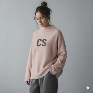 เสื้อสวมหัวคอเต่าทรงโอเวอร์ไซส์สำหรับผู้หญิง ออกแบบมาเพื่อความสบายตลอดวัน พร้อมเสน่ห์แห่งแฟชั่นทันสมัย - Product Image 4