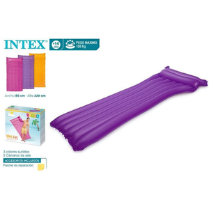Galleggiante gonfiabile Intex 86x229 cm viola con kit di riparazione per adulti - Product Image 2
