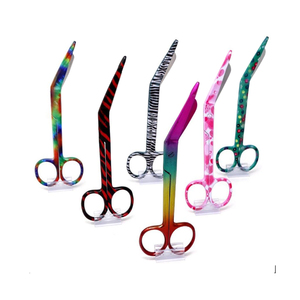 Tijeras Quirúrgicas Ametrina de 8 Pulgadas Autoclavables, Juego Multicolor para Cirugía General, Acero (ODMOEM/SIGAL MEDCO) - Product Image 1